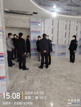 指挥中心装修施工中期验收-锦城明宇装饰