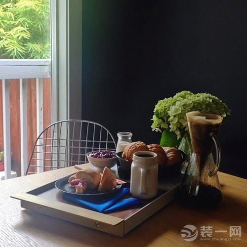 餐桌装饰茶点与鲜花创意组合装饰效果图