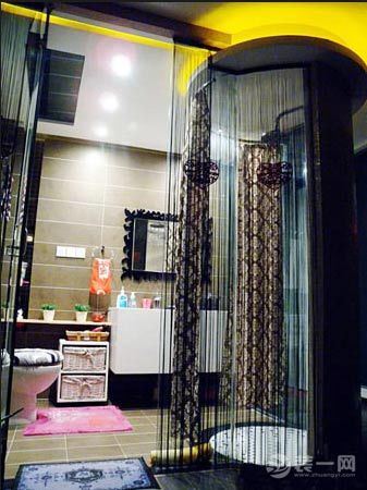 三居室黑白奢华婚房装修案例