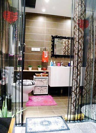 三居室黑白奢华婚房装修案例