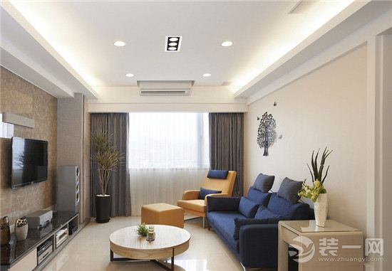 60平小户型现代风格装修设计效果图