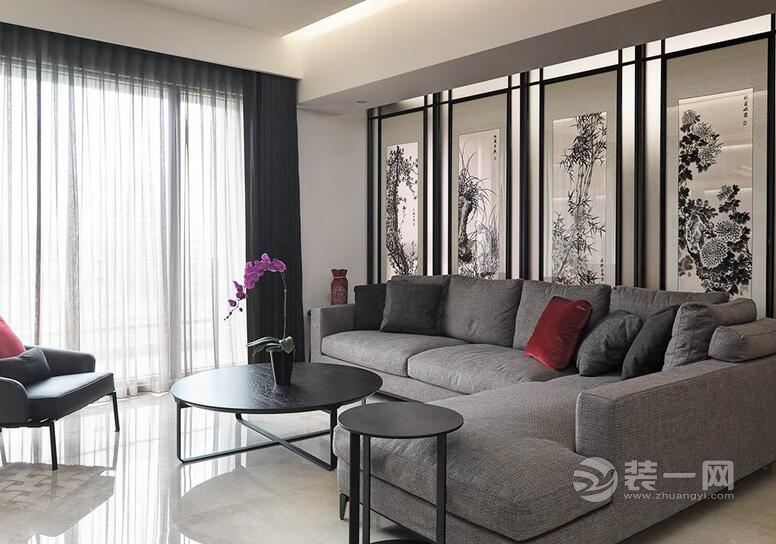 成都装修公司中式风格样板间装修效果图